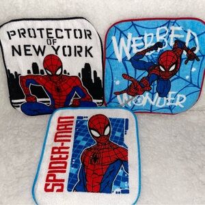 Spiderman Kids Bath Set - Red, Blue, Black